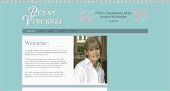 Desktop Screenshot of pennyvincenzi.com