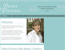 Tablet Screenshot of pennyvincenzi.com